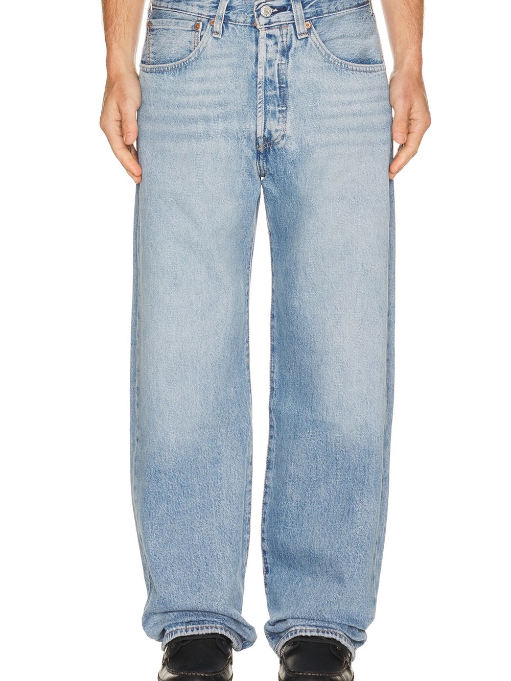 Levi's 501 Light Blue Relaxed Straight Men’s Jeans Size 33X32